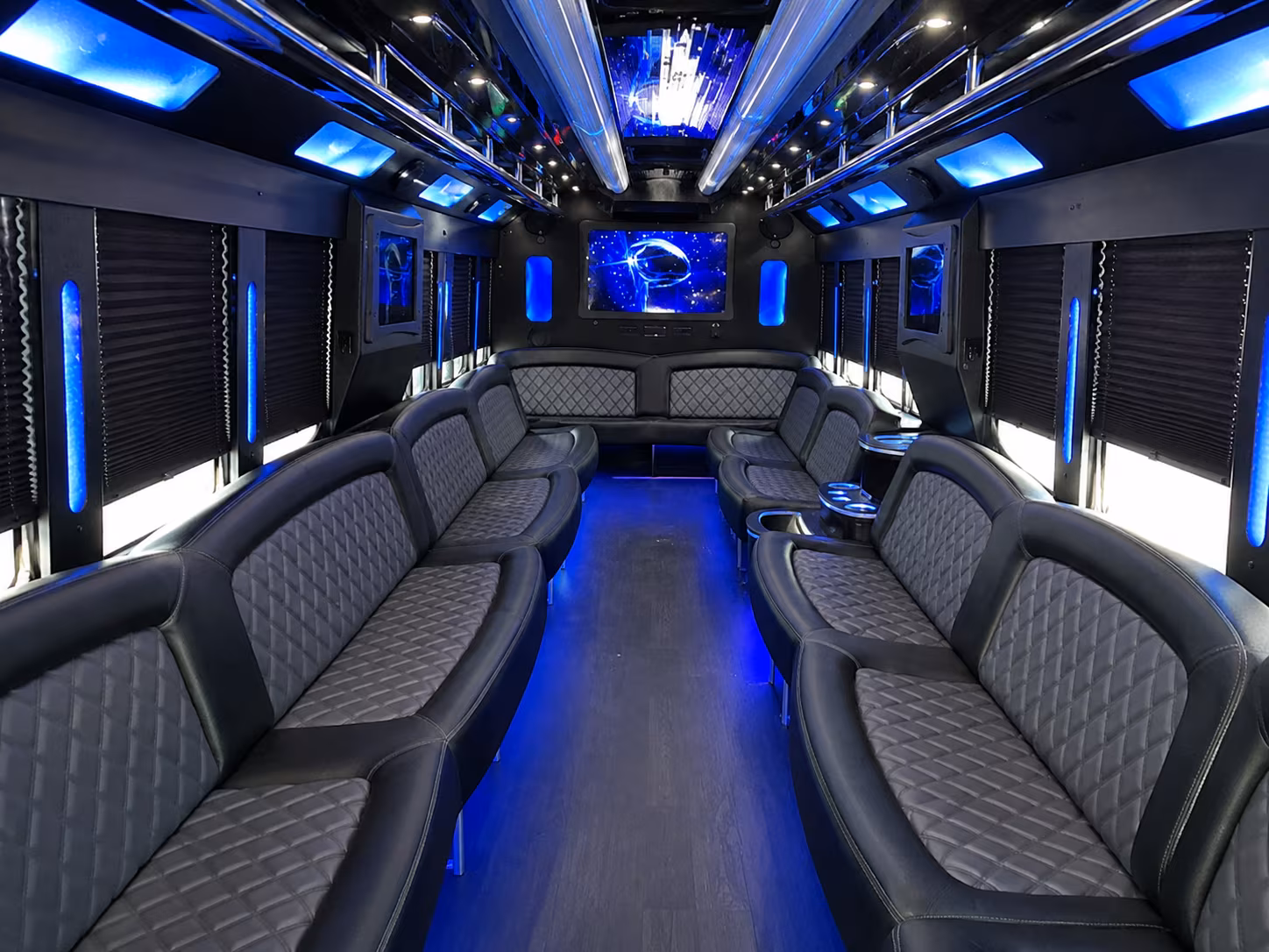 the bus type and amenities